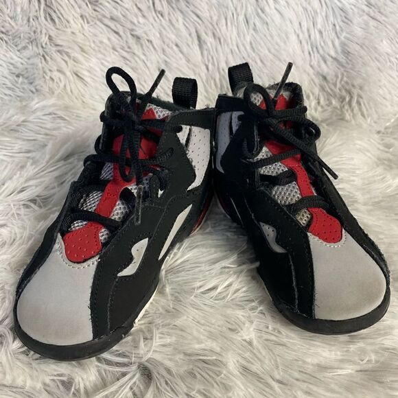 Air Jordan True Flight Black/Gray/Red Sneakers - Picture 1 of 6